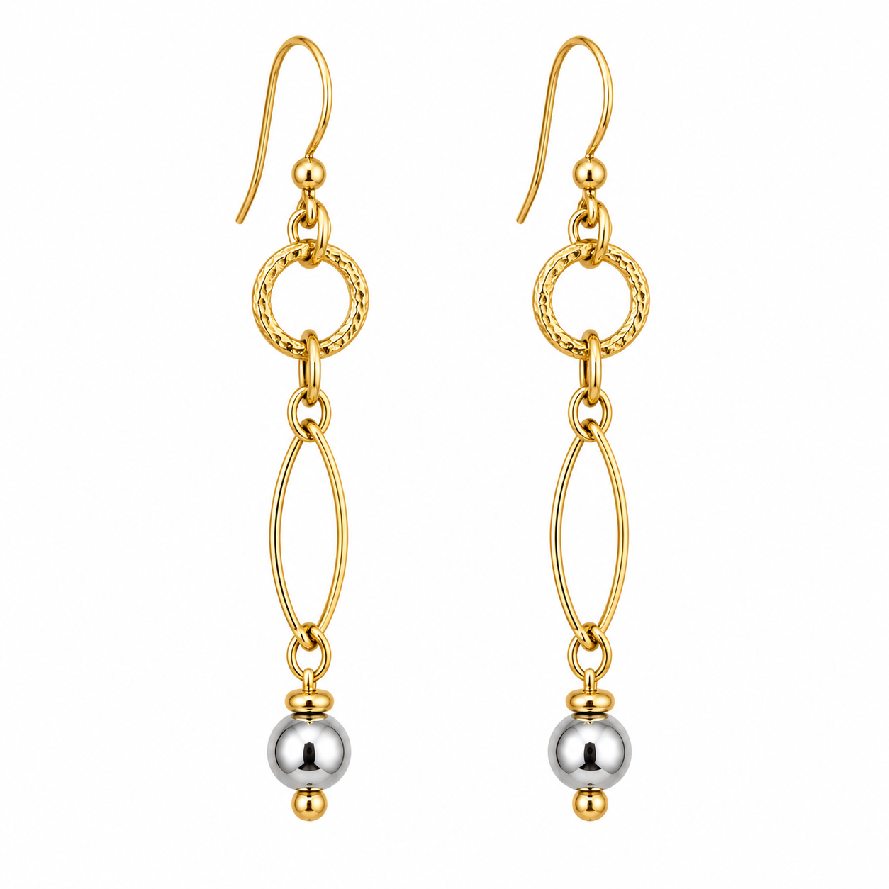 Silver Pearl Drop Earrings