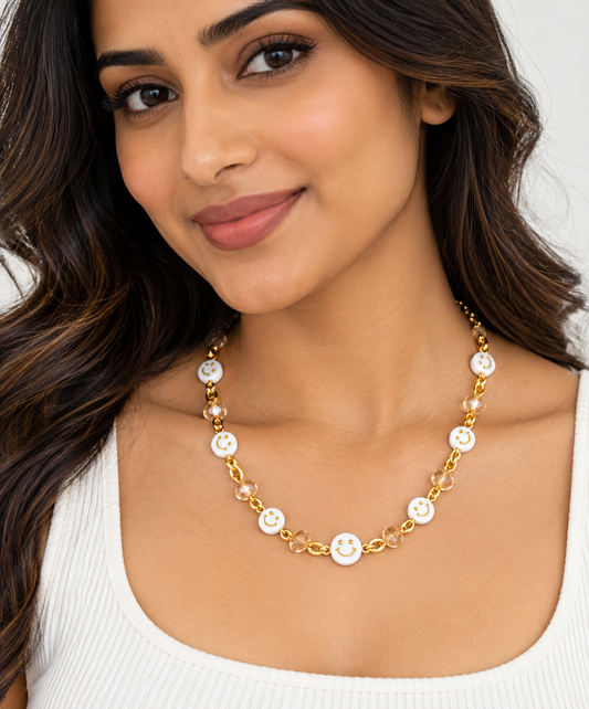 Golden Smiles Necklace