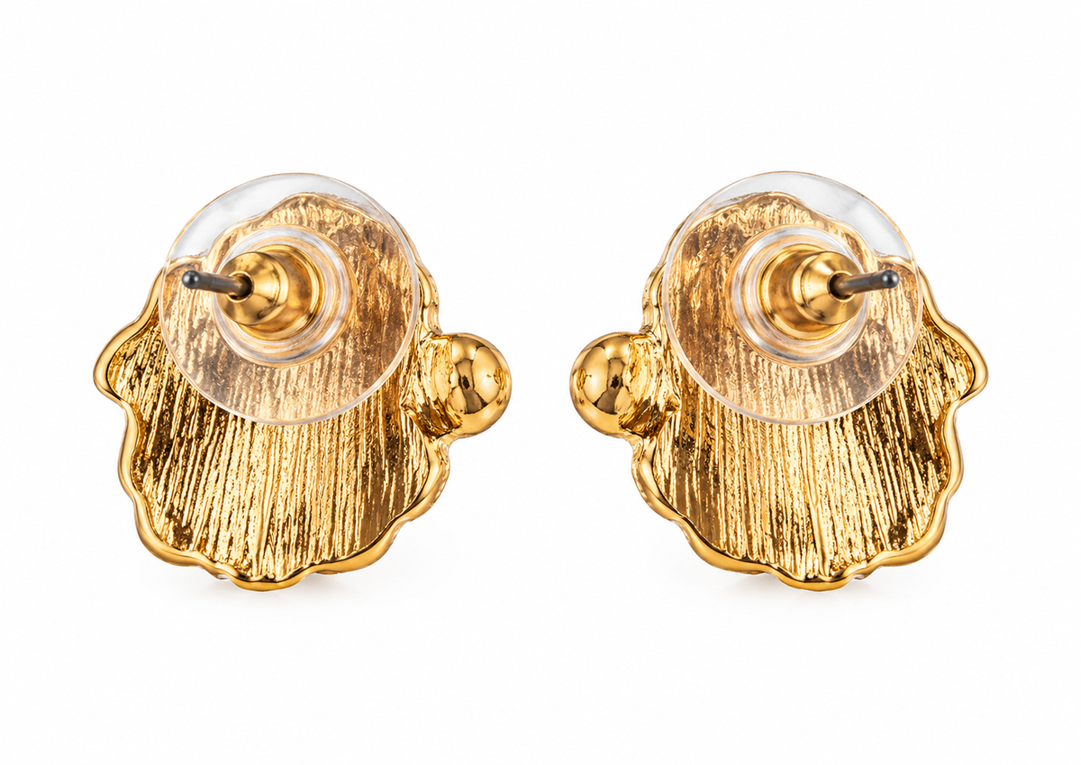 Merry & Bright Santa Stud Earrings
