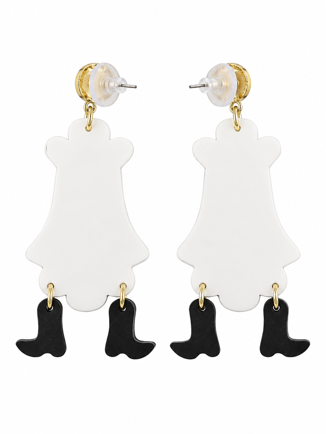 Cowgirl Up Ghost Dangle Earrings