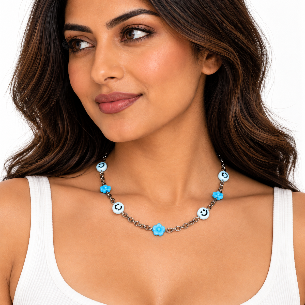 Blue Skies & Smiles Necklace