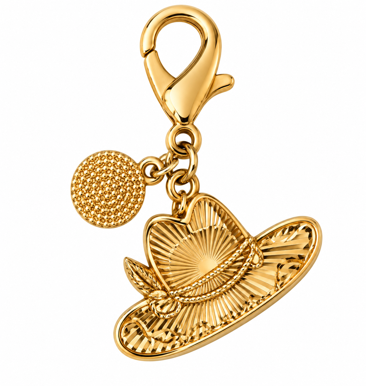 Howdy Happy Cowboy Hat Charm