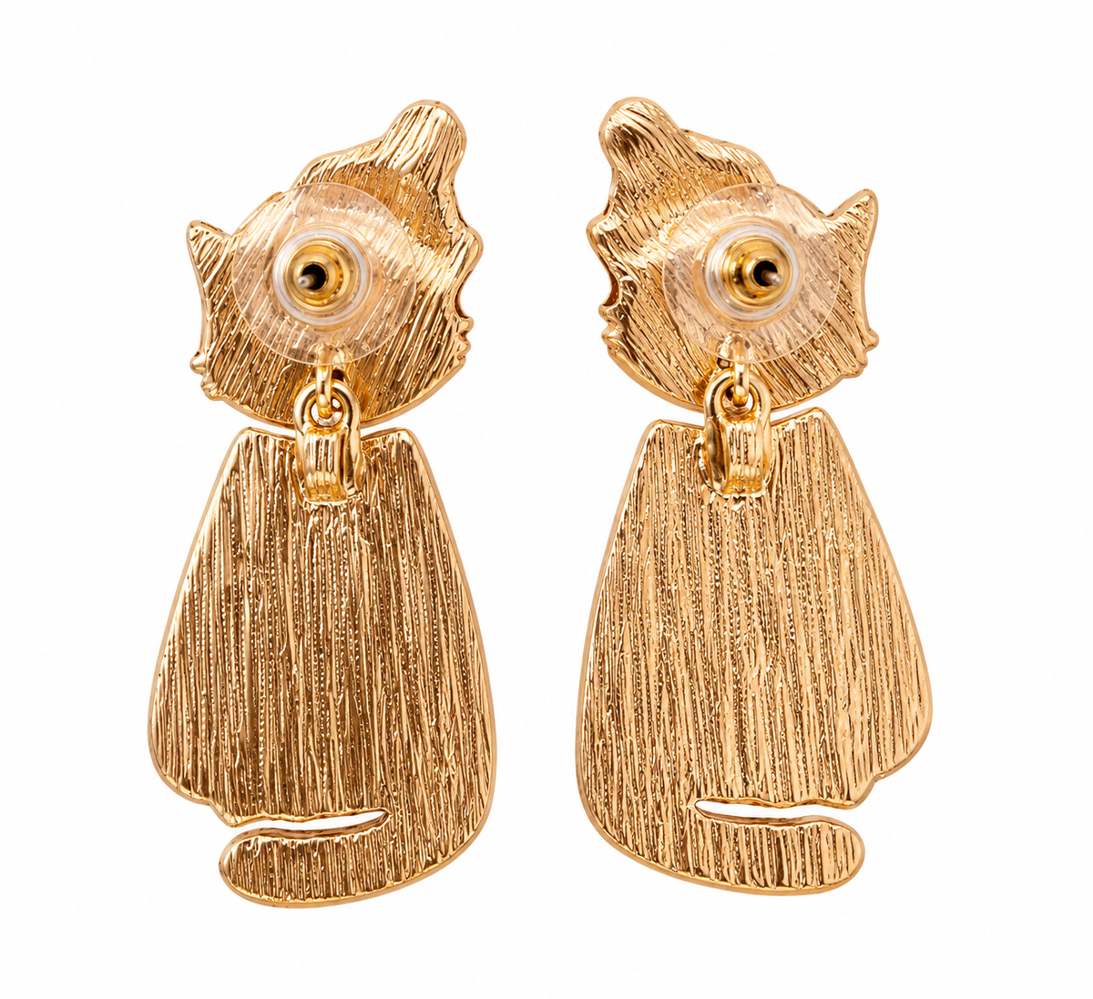 Merry Meow Christmas Earrings