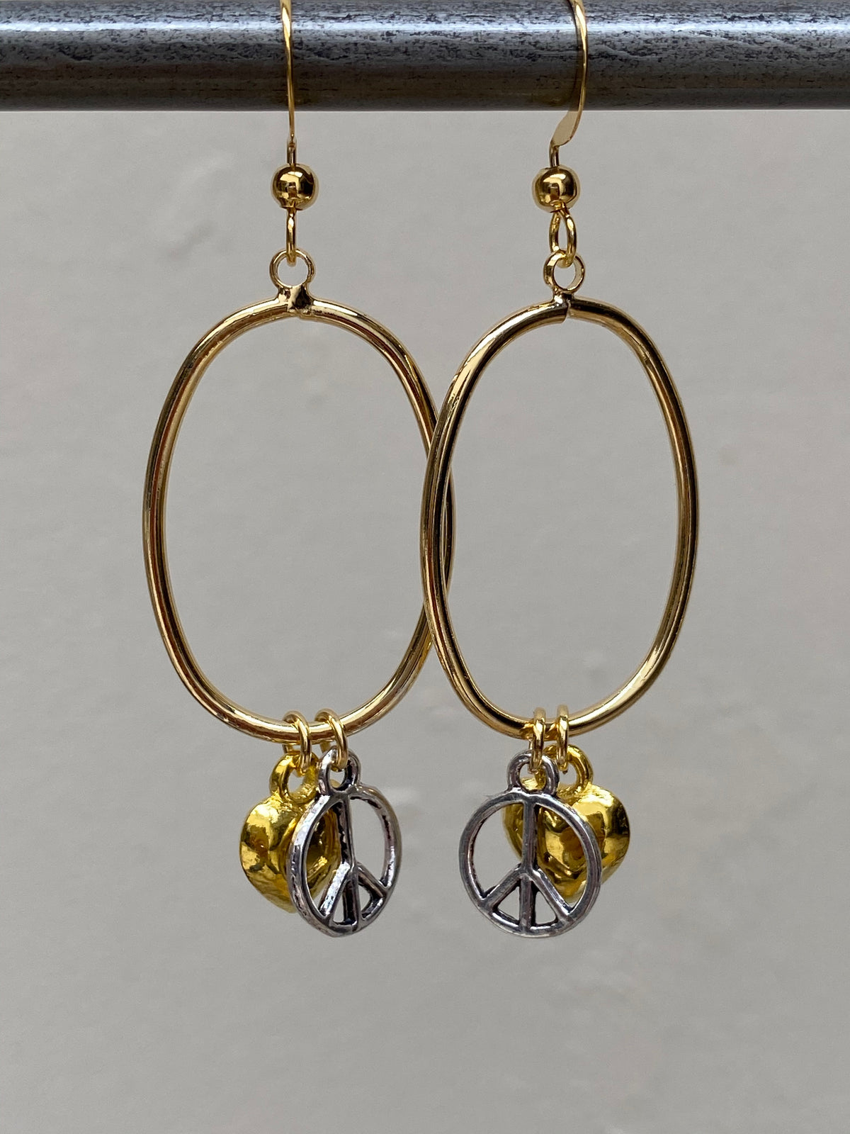 Peace And Love Earrings