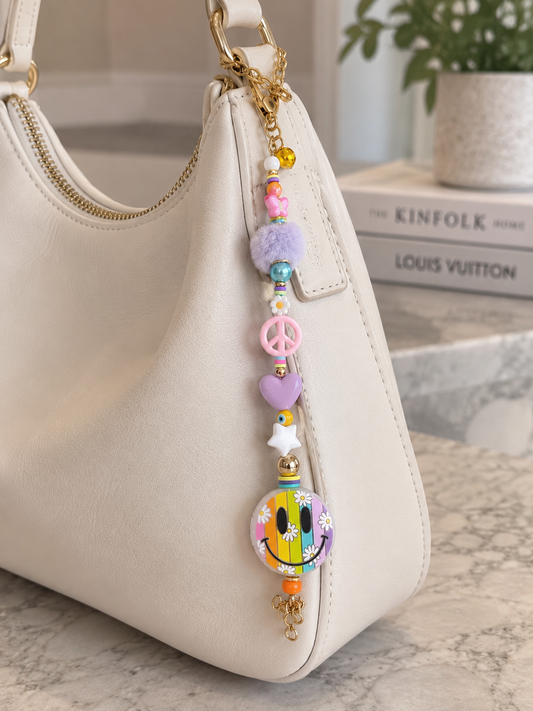 Choose Happy Bag Charms