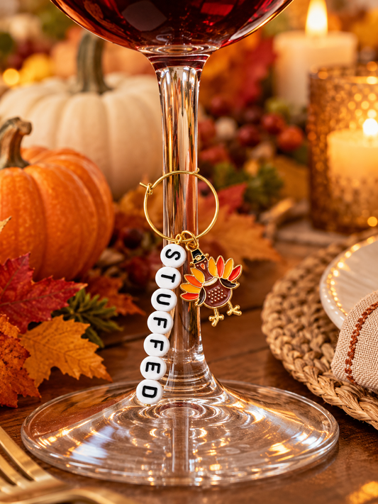 Stuffed Turkey Wine Charm