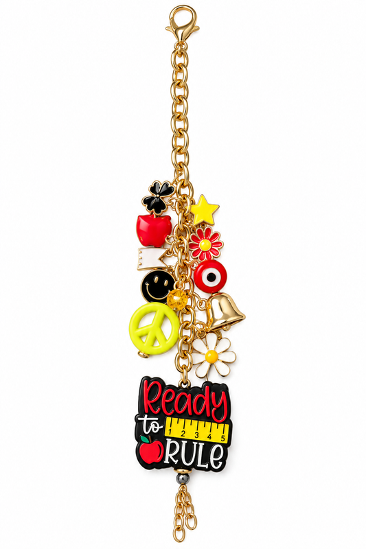 Ready to Rule Teacher Charm Chain