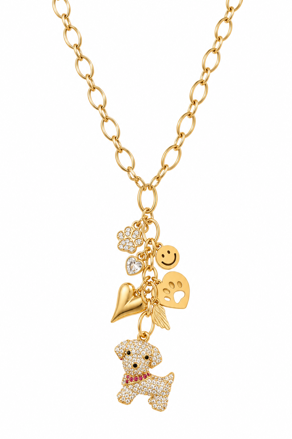 Puppy Love Charm Necklace
