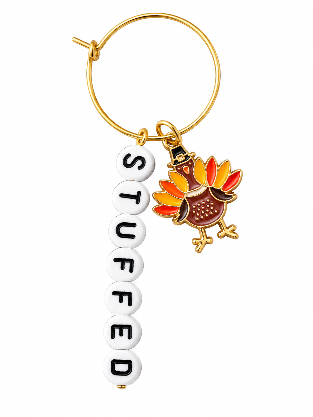 Stuffed Turkey Wine Charm