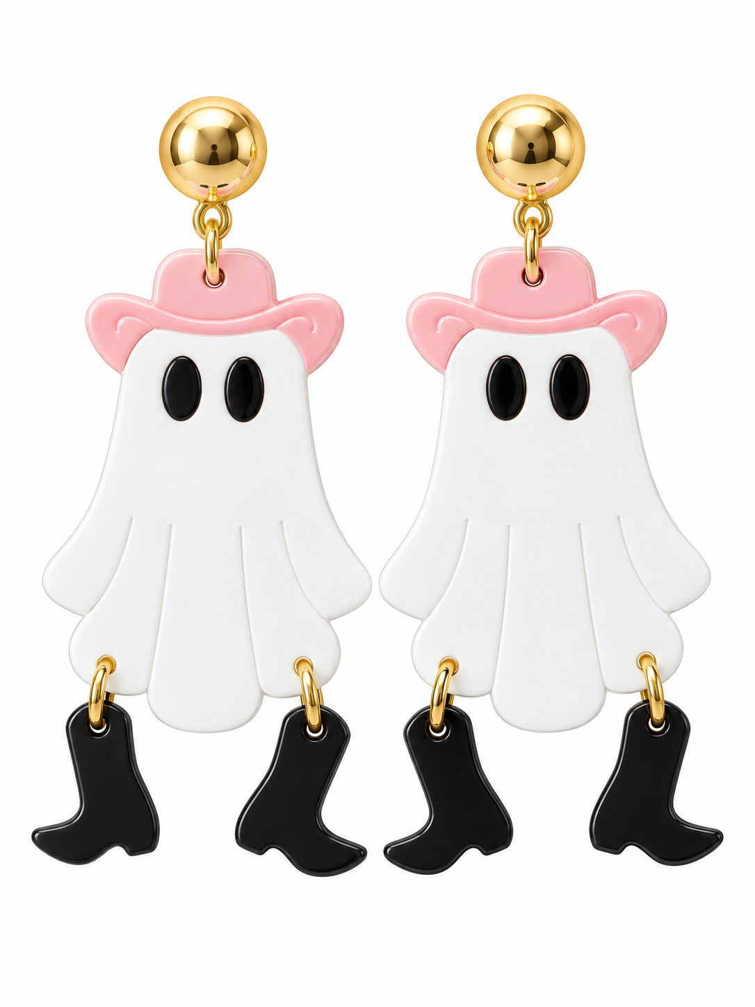 Cowgirl Up Ghost Dangle Earrings