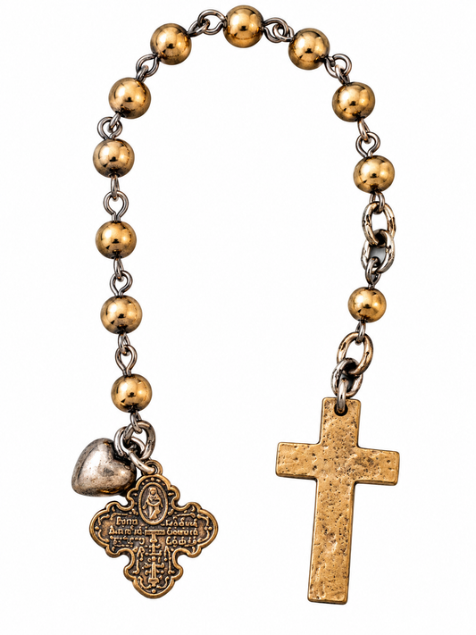 Divine Clarity Clear Beaded Pocket Prayer Beads