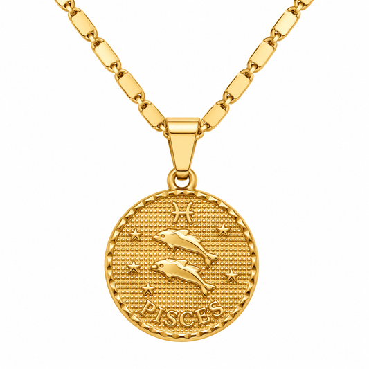 Pisces Zodiac Necklace