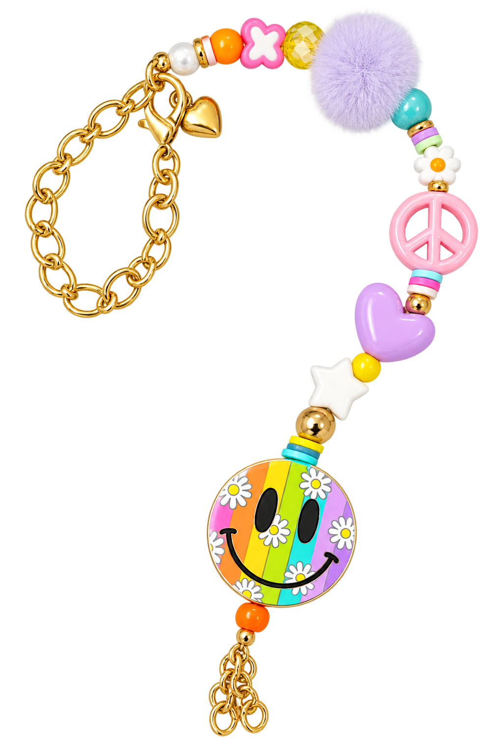 Choose Happy Bag Charms