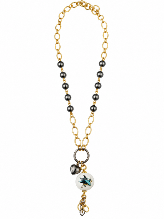 Sharks Game Day Glam Necklace