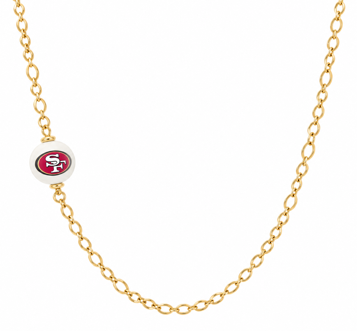 49ers Faithful Gold Chain Necklace!
