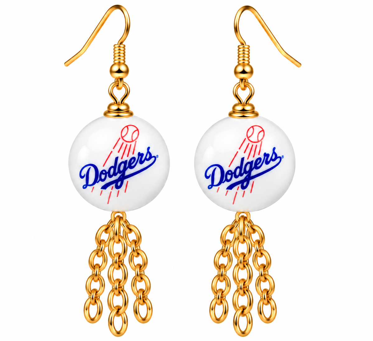 LA Dodgers Diamond Shine Earrings