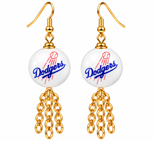 LA Dodgers Diamond Shine Earrings