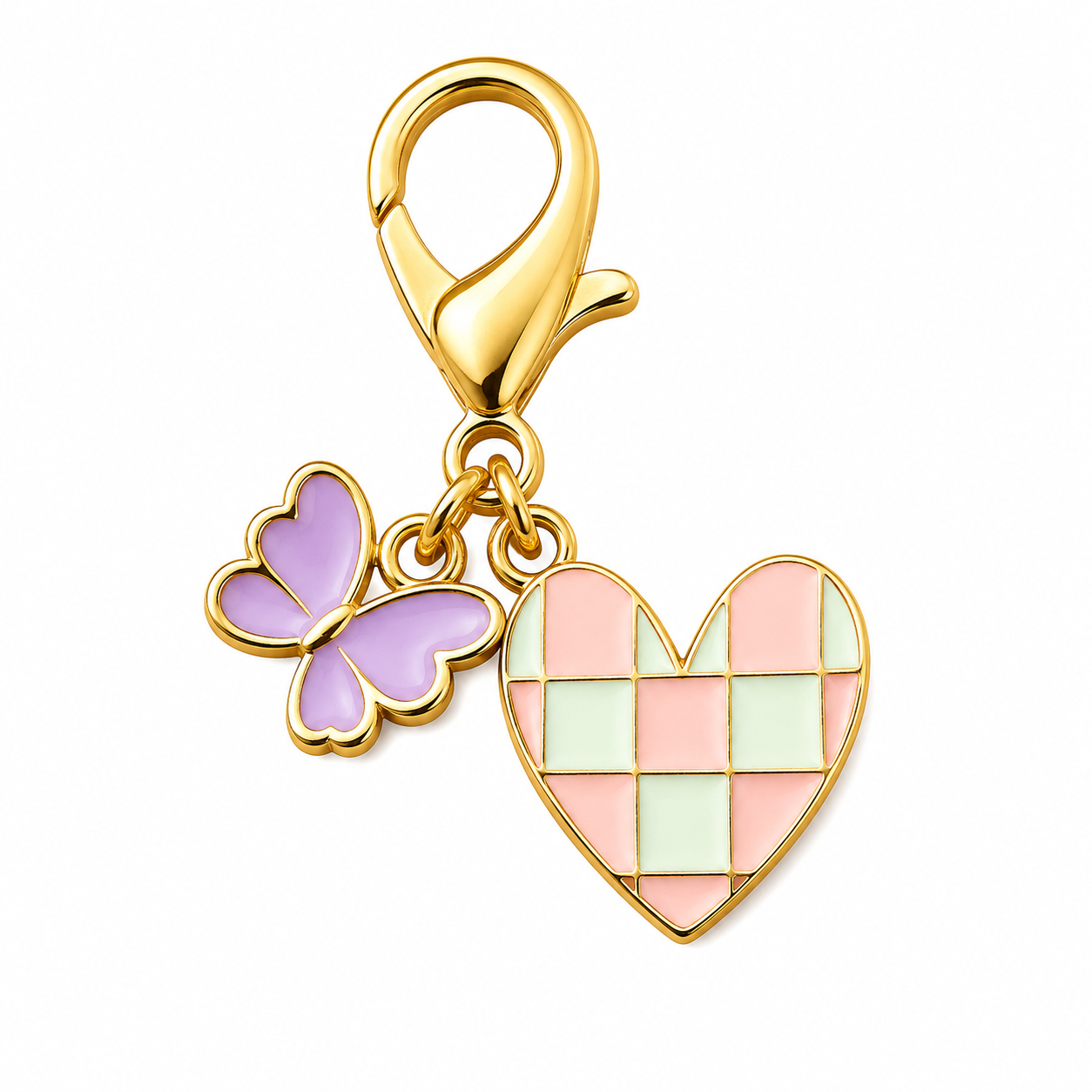 Love Takes Flight Purple Charm Set