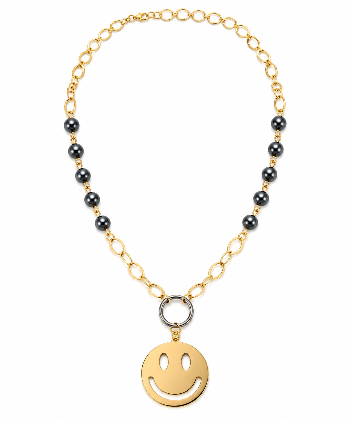 Good Vibes Smiley Necklace