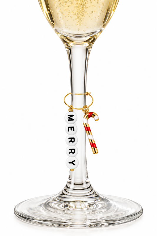 Sweet & Merry Wine Charm
