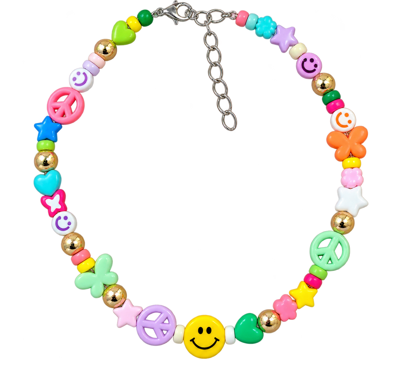 Happy-Go-Lucky Beaded Necklace