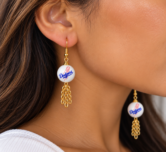 LA Dodgers Diamond Shine Earrings