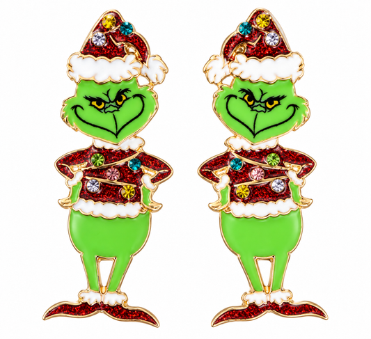 Grinchy & Glam Earrings