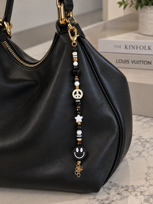 Smiley State of Mind Bag Charm