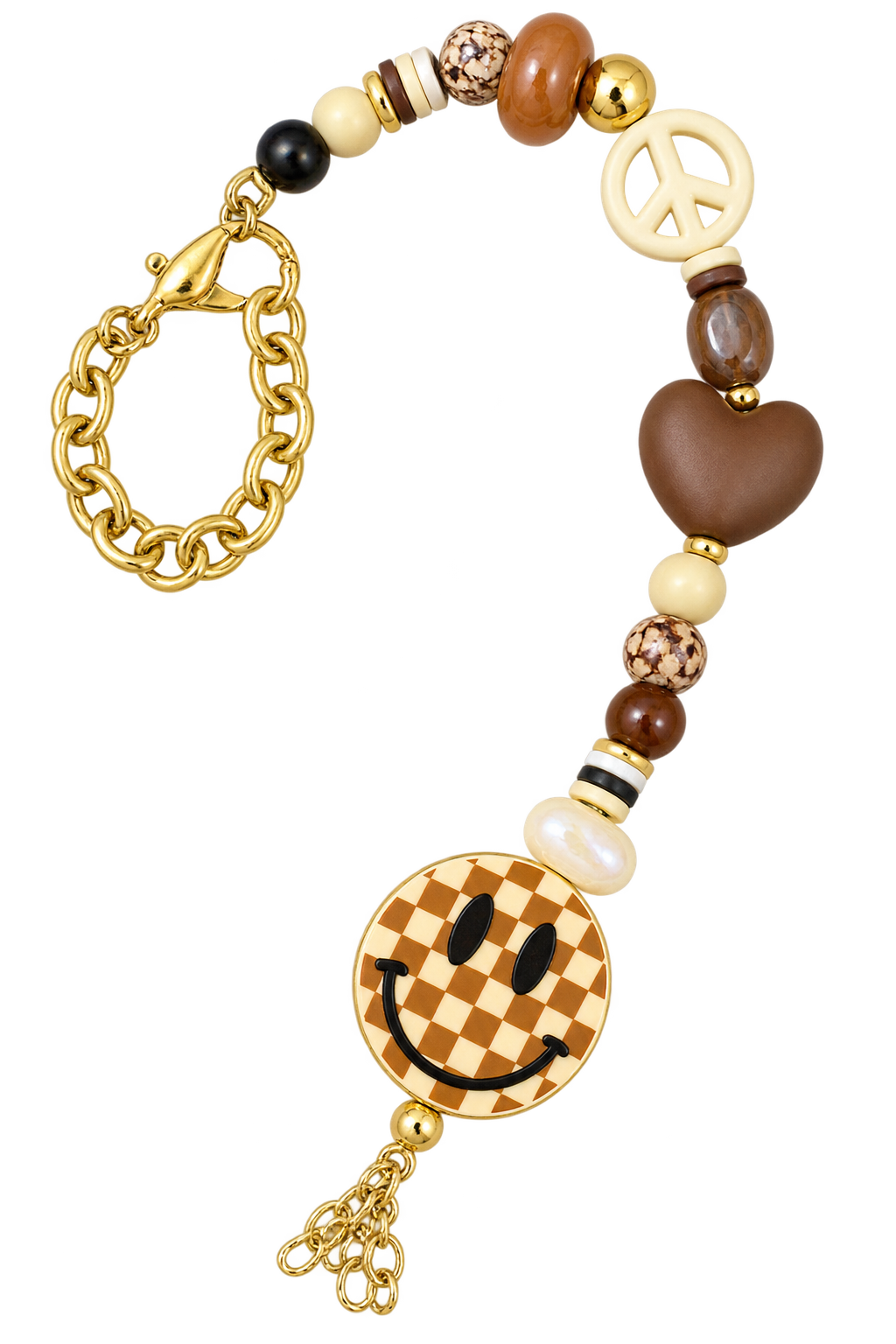 Checkered & Charmed Bag Charm