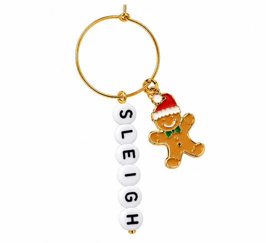 Sleigh All Day Wine Charm