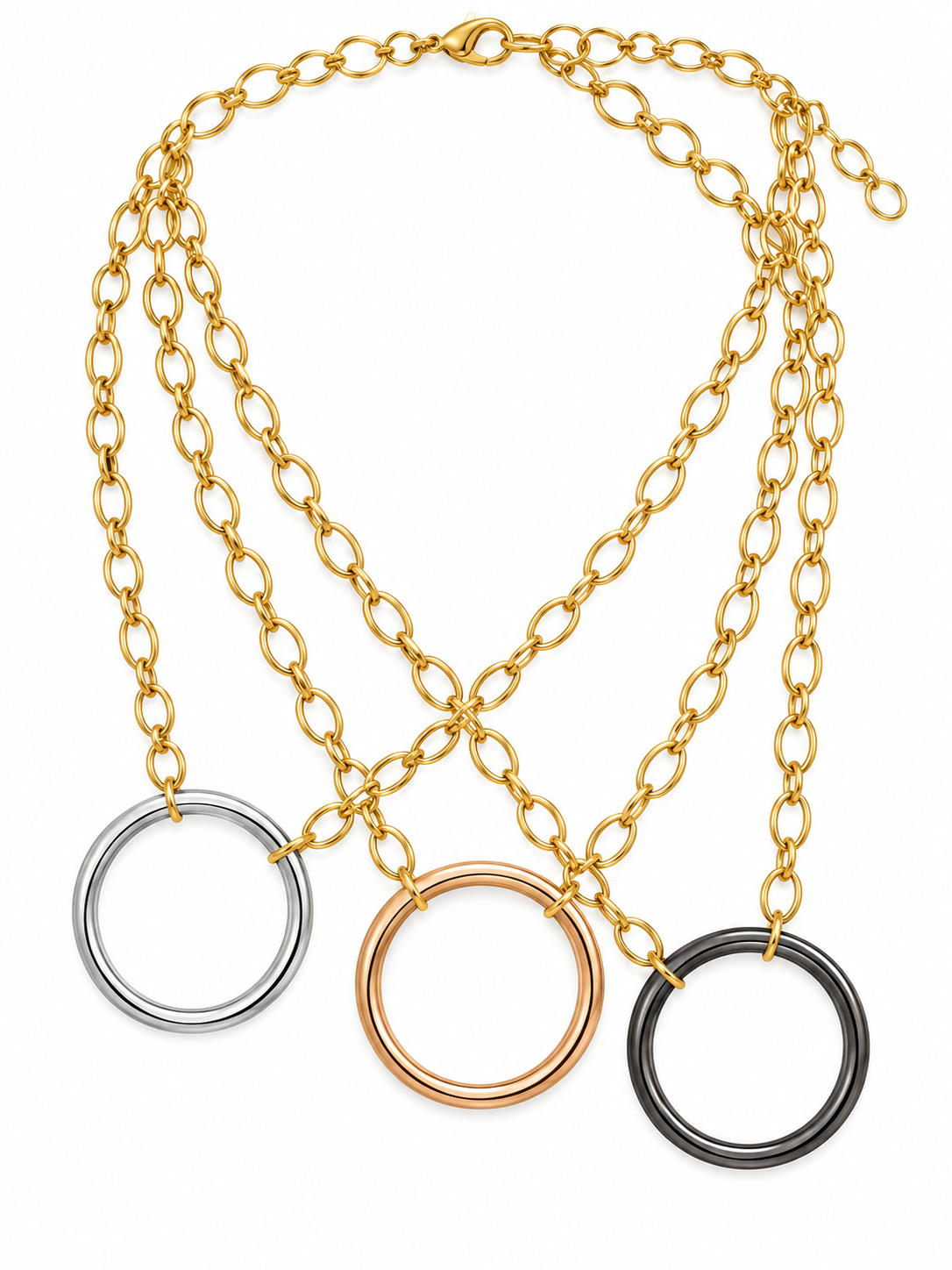 Artisan Ring Pendant Necklace