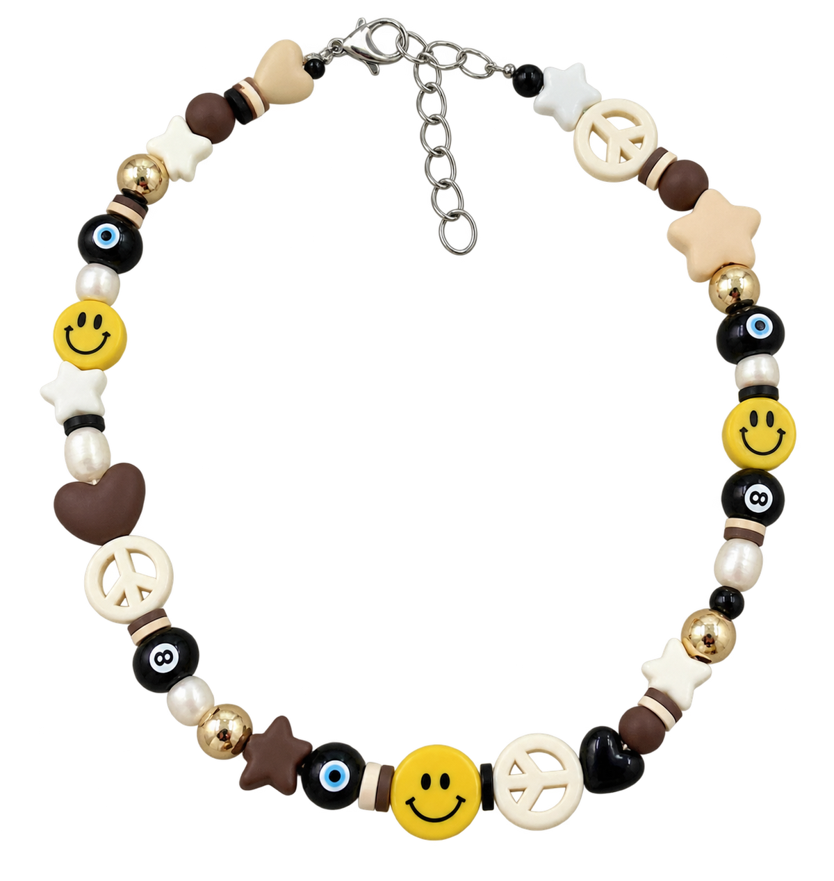 Smiley & Spice Beaded Necklace