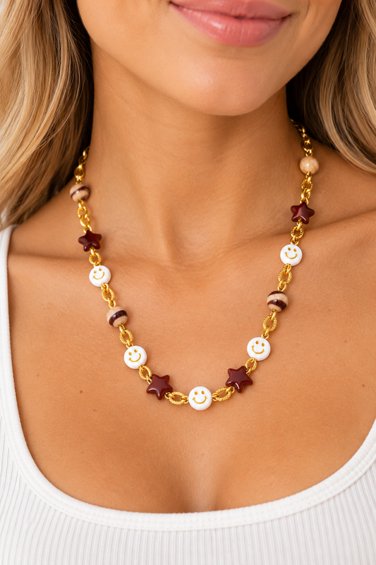 Good Vibes Only Charm Necklace
