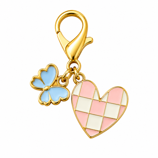 Love Takes Flight Blue Charm Set