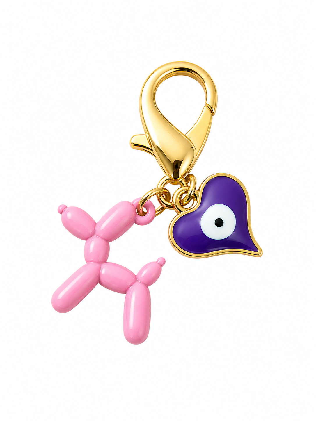 Puppy Pop Pink & Purple Charm Set