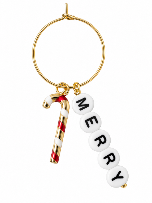 Sweet & Merry Wine Charm