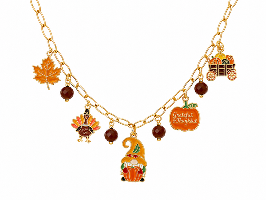 Grateful Gatherings Charm Necklace