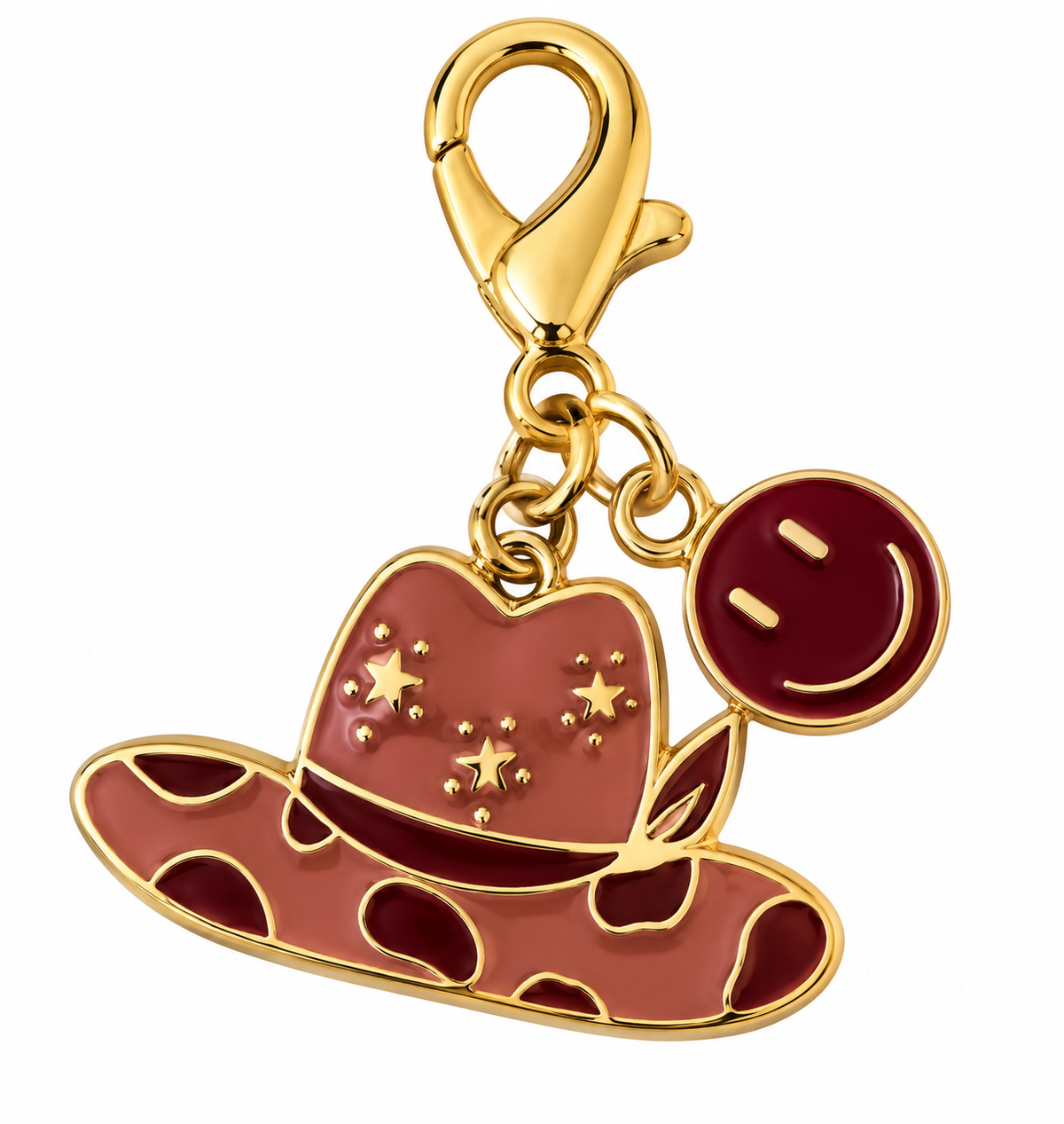Howdy Happy Cowboy Hat Charm