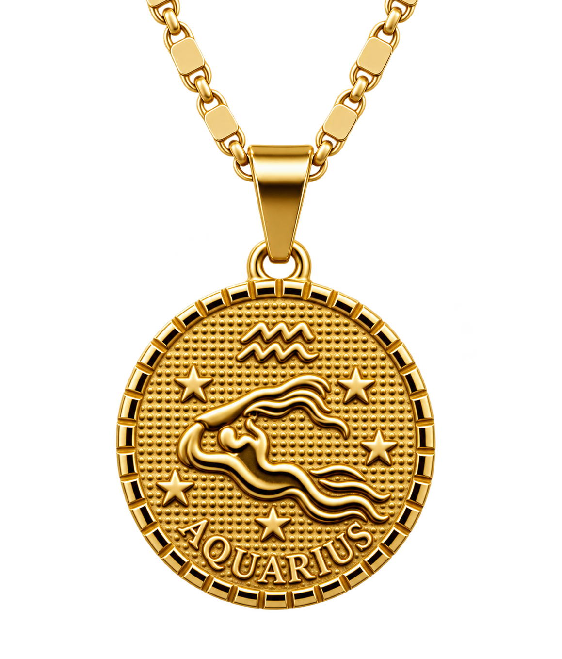 Aquarius Zodiac Necklace