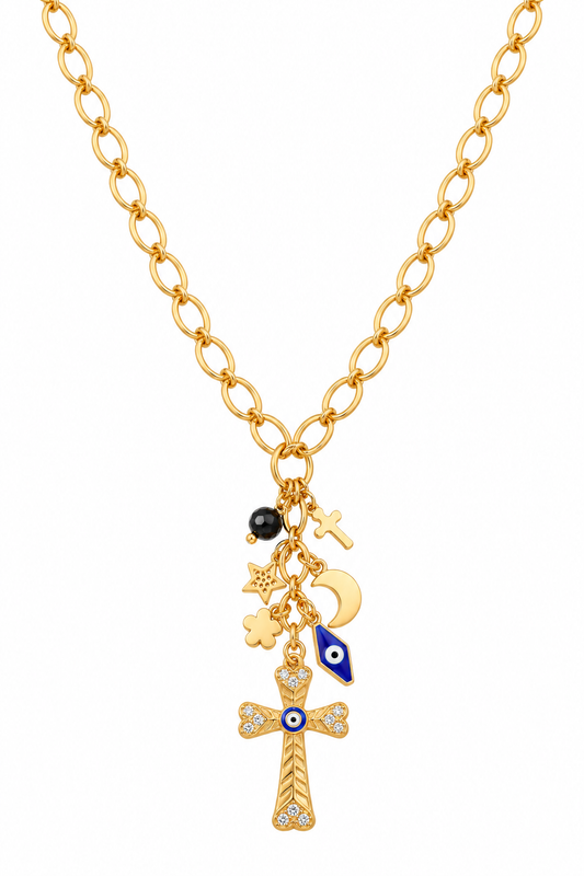 Divine Protection Charm Necklace