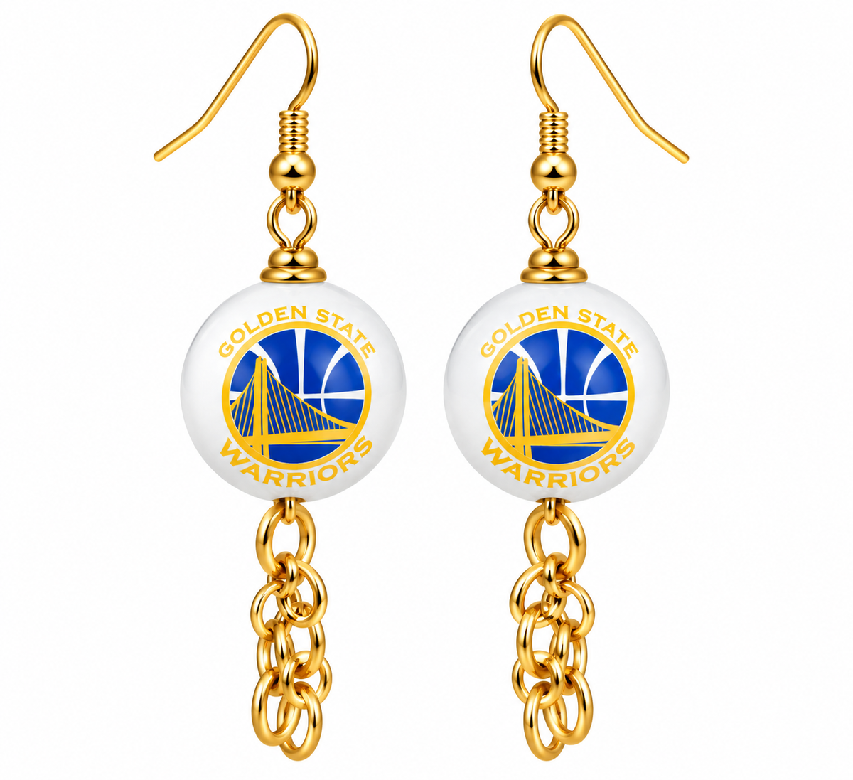 Golden State Warriors Courtside Sparkle Earrings