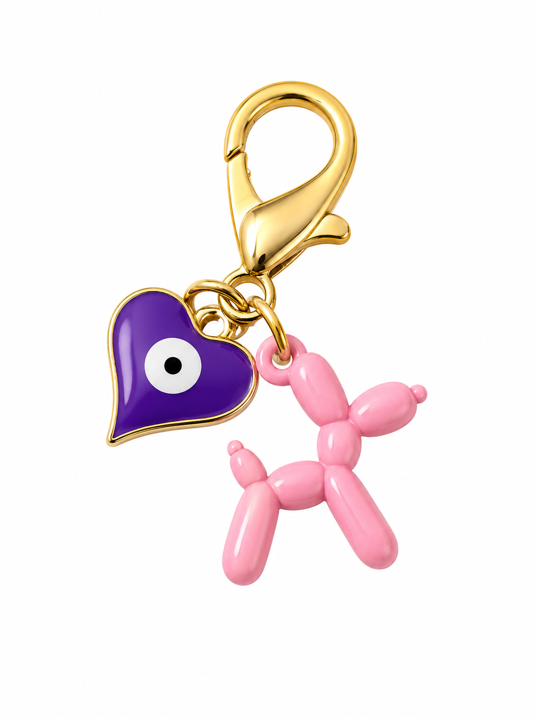 Puppy Pop Pink & Purple Charm Set