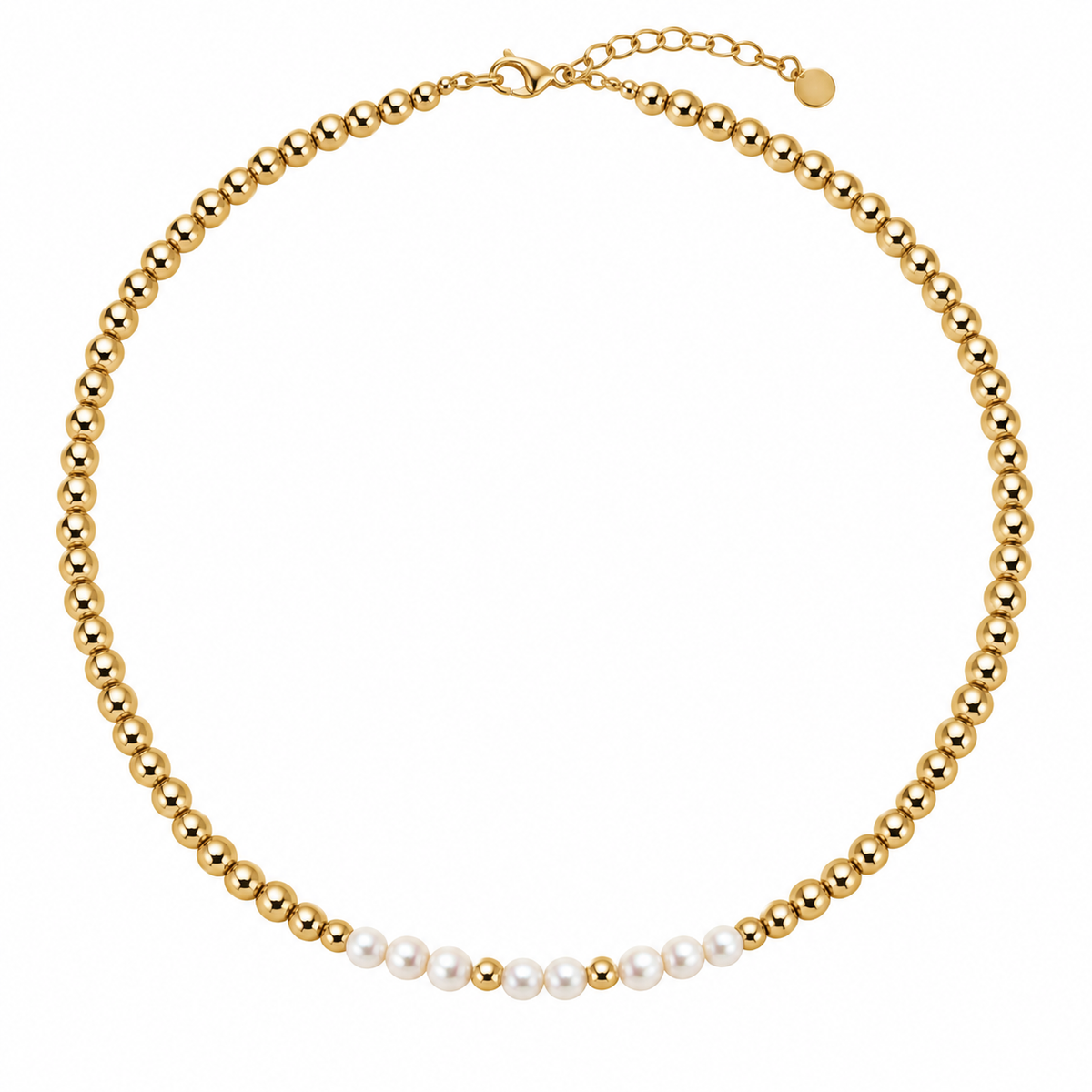 The Petite Pearl Beaded Necklace