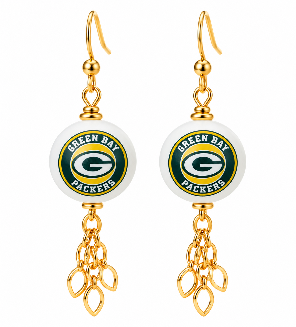 Packers Game Day Glam Tassel Earrings