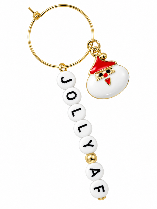 Santa’s Sassy Sipper Wine Charm