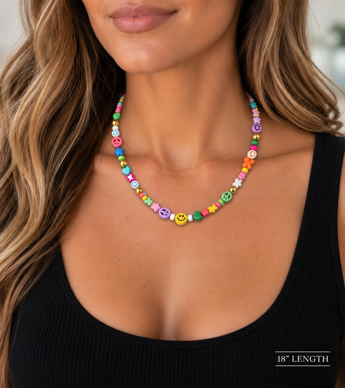 Happy-Go-Lucky Beaded Necklace