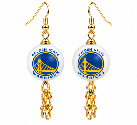 Golden State Warriors Courtside Sparkle Earrings