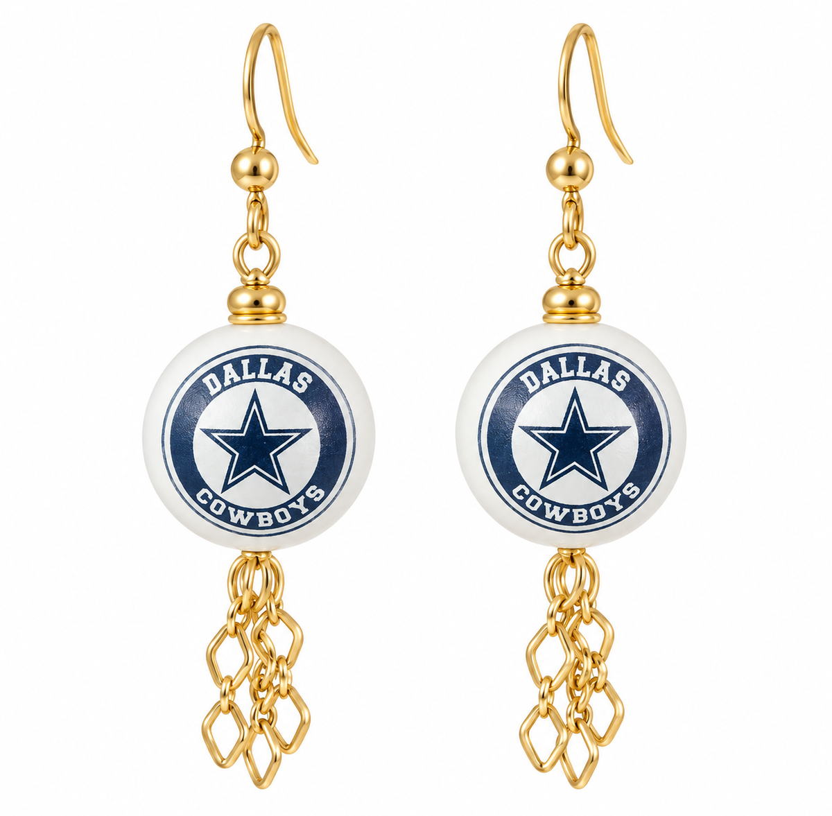 Dallas Star Dangle Earrings