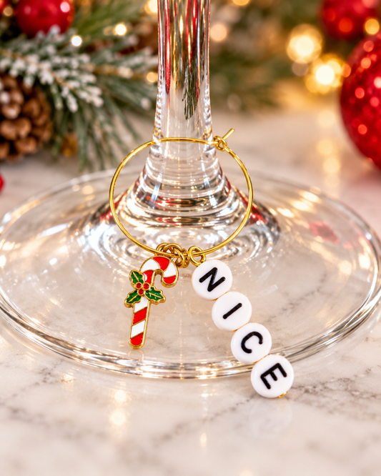 Nice List Wine Charm