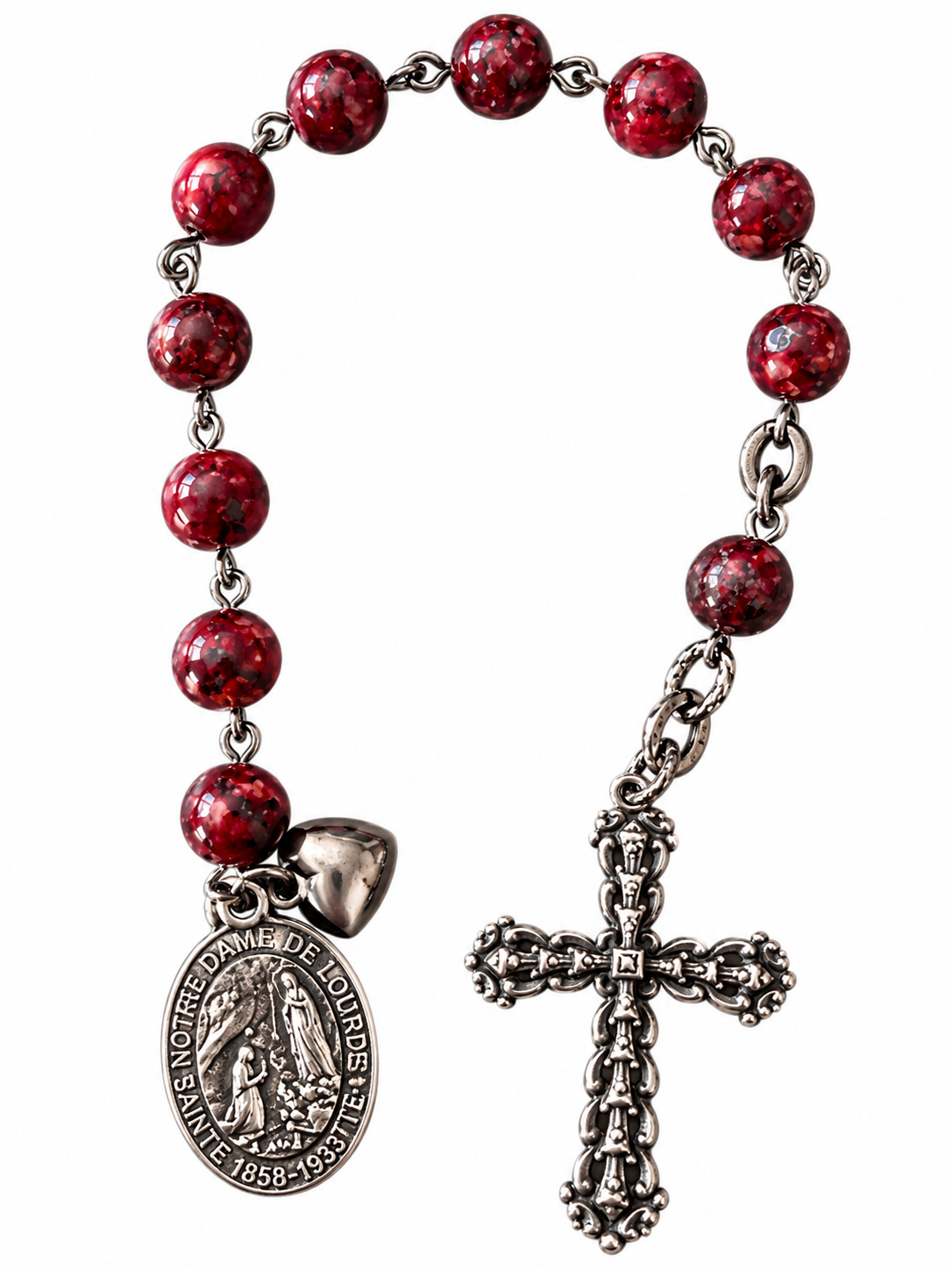 Crimson Grace Pocket Prayer Beads